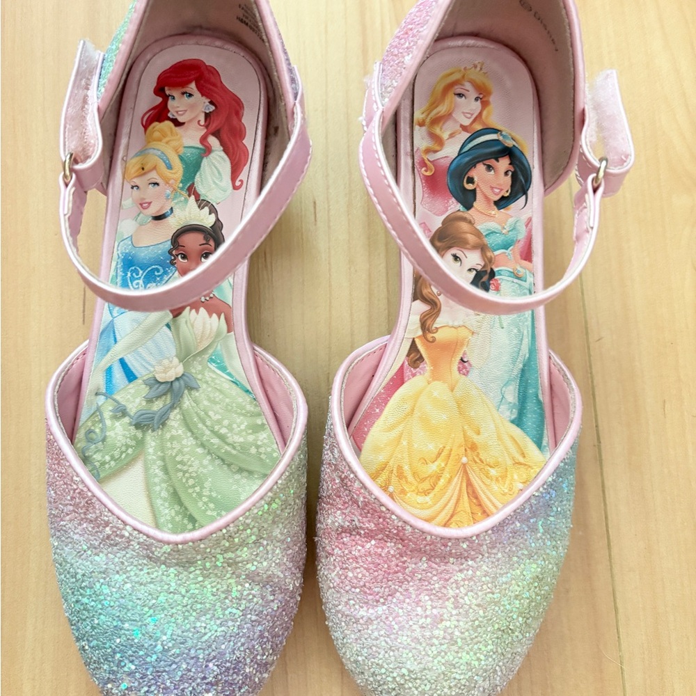 H&M Disney Pink Glitter Princess Shoes